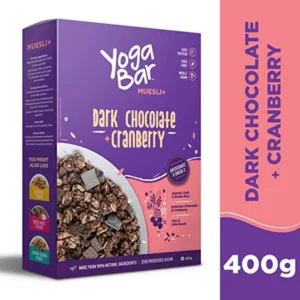 YOGA BAR MUESLI DARK CHOCOLATE CRANBERRY 400G