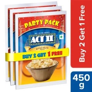 ACT BUTTER DELITE BUY 2 GET 1 FREE 450G 135RS
