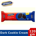 MCVITIES DARK COOKIES CREAM 120G 35RS