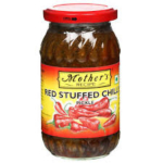 MOTHERS RED STUFFED CHILLI PICKLE 400G
