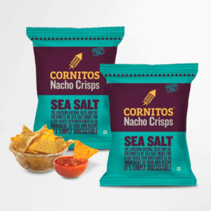 CORNITOS SEA SALT NACHO CRISPS 150GM