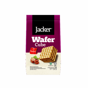 JACKER HAZELNUT WAFER CUBE 80GM